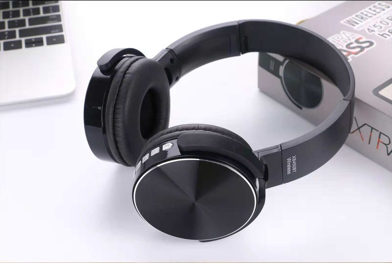 Casque Micro Sans Fil Bluetooth Xb Bt Avec Lecteur De Carte M Moire