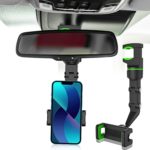 Support de téléphone pour rétroviseur à 360°